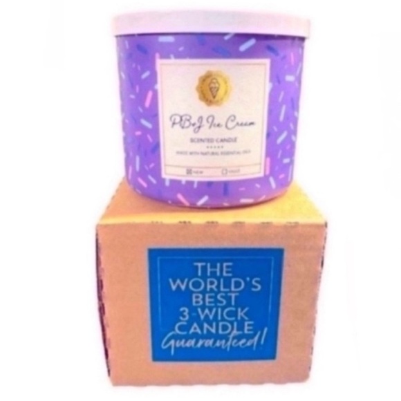 PB and J Ice Cream Candle - Picture 2 of 2